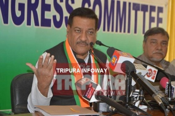 â€˜Modiâ€™s Demonetization made country joblessâ€™, says Maharashtra Ex-Congress CM : CPI-M's B Team Congress appears at Poll Eve to benefit Manik Sarkar